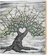 Untapped Love Tree Wood Print