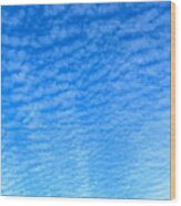 Unusual Clouds Wood Print