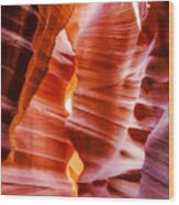 Upper Antelope Canyon Wood Print