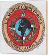 U.s. Marine Corps Forces Europe - Africa Wood Print