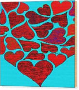 Valentines At Tiffanys Wood Print