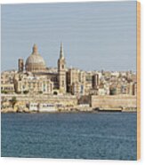 Valletta Wood Print