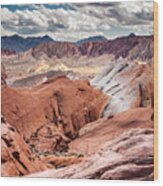 Valley Of Fire Expanse Wood Print