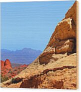 Valley Of Fire Arch Wood Print