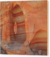 Valley Of Fire Colorful Caves And Coves Wood Print