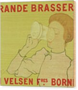 Van Velsen Belgian Beer Wood Print