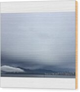#vancouver #jerichobeach #clouds #cloud Wood Print