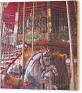 Venetian Carousel Nashua Nh Wood Print