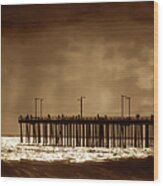 Ventura California Pier, 1969 Wood Print