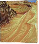 Vertical Wave Wood Print