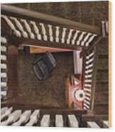 Victorian Stairway Wood Print