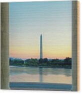 View From The Jefferson Memorial Wood Print