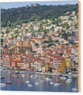 Villefranche-sur-mer View On French Riviera 5 Wood Print