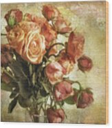 Vintage Bloom Wood Print