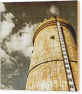 Vintage Evendale Water Tower Wood Print