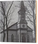 Vintage Photograph 1902 Old Church New Bern Nc Wood Print
