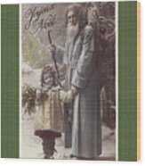 Vintage St Nicholas Postcard Wood Print