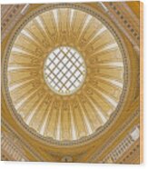 Virginia Capitol - Dome Wood Print