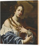 Virginia Da Vezzo The Artist's Wife As The Magdalen Wood Print