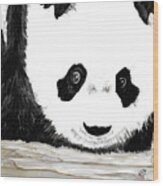 Vivi's Pet Panda Wood Print