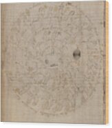Voynich Manuscript Astro Libra Wood Print