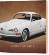 Vw Karmann Ghia Wood Print