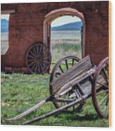 Wagon Wheels Wood Print