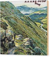 Wales, Landscape, United Kingdom, Wood Print