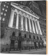 Wall Street Nyc Wood Print