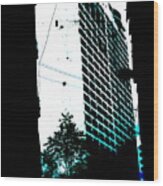 War Legacy Holiday Inn ... And Standing Tall In Beirut Wood Print