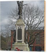 War Memorial, Burton On Trent Wood Print