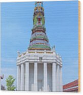 Wat Intharam Phra Prang East Dthb2093 Wood Print