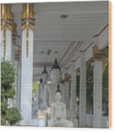 Wat Nakon Sawan Phra Wihan Buddha Images Dthns0014 Wood Print