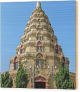 Wat Nong Bua Worawet Wisit Phra Chedi City Of Nirvana Dthcm2088 Wood Print
