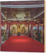 Wat Pa Dara Phirom Phra Chulamani Si Borommathat Interior Dthcm1607 Wood Print