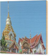 Wat Phra That Doi Saket Phra That Chedi And Phra Wihan Dthcm2161 Wood Print