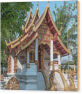 Wat San Sai Ton Kok Phra Ubosot Dthcm1400 Wood Print