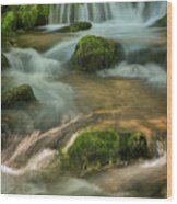 Waterfall. Fine Art Landscape Wood Print