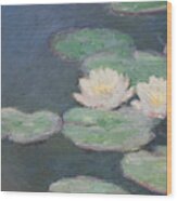 Waterlilies Wood Print
