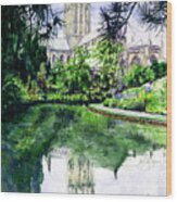 Wells Cathedral Wood Print