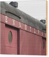 West Chester Railroad - Buffet Car Wood Print