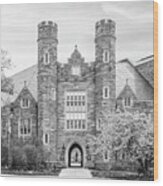 West Chester University Philips Hall Wood Print