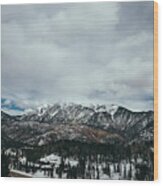 West Needle Mountain Wood Print