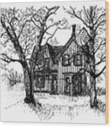 Westhill House 1 Wood Print