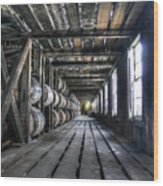 Whiskey Bourbon Barrels Wild Turkey Distillery Kentucky Wood Print