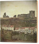 Whitby Abbey North Yorshire Wood Print