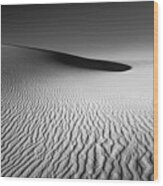 White Sands Wood Print