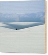 White Sands, New Mexico Wood Print