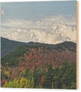 Whiteface Mountain In Autumn Wood Print