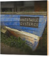 Whitstable Oysters Wood Print